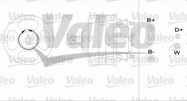 Valeo 436376 - Генератор autospares.lv