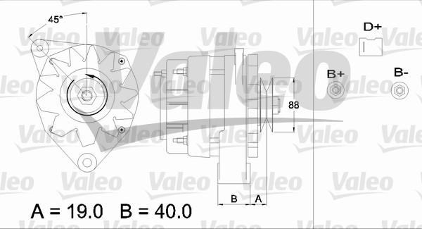 Valeo 436373 - Генератор autospares.lv