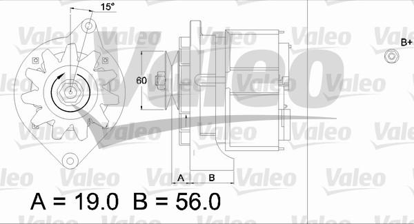 Valeo 436299 - Генератор autospares.lv