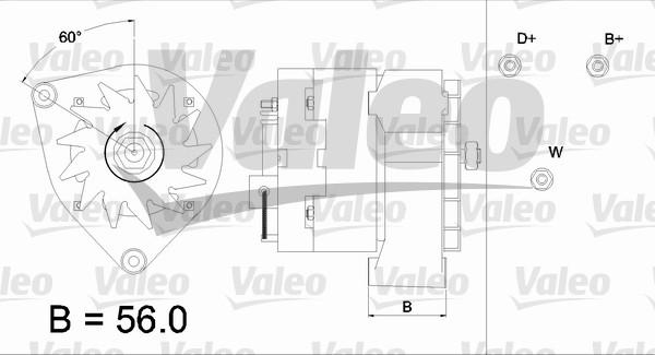 Valeo 436290 - Генератор autospares.lv