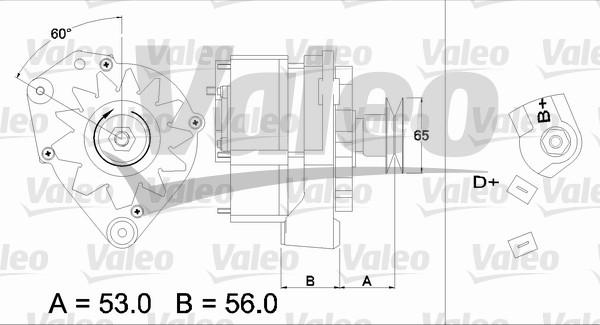 Valeo 436291 - Генератор autospares.lv