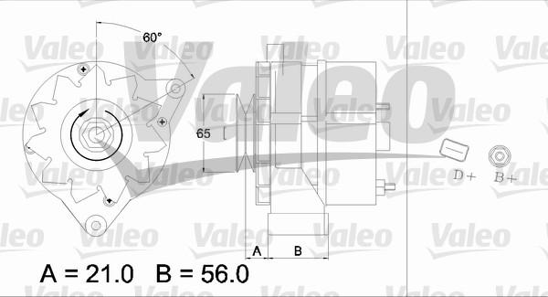 Valeo 436298 - Генератор autospares.lv