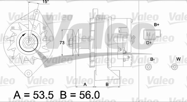 Valeo 436293 - Генератор autospares.lv