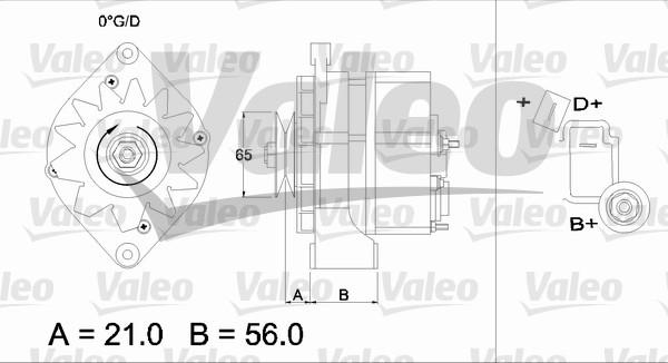 Valeo 436297 - Генератор autospares.lv