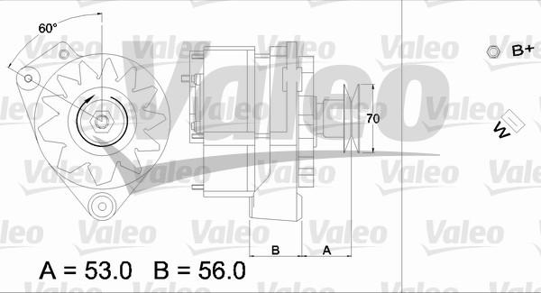 Valeo 436240 - Генератор autospares.lv