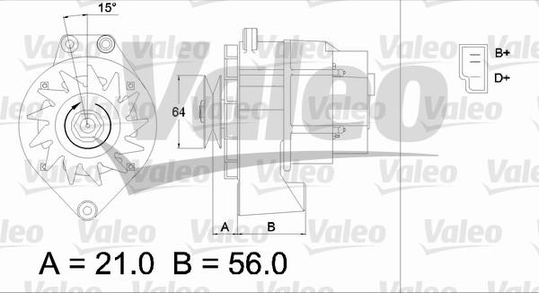 Valeo 436219 - Генератор autospares.lv