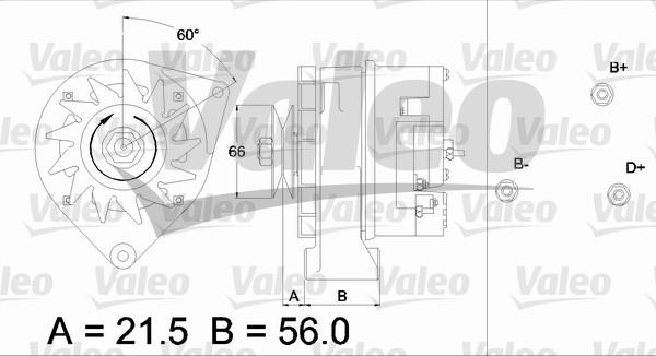 Valeo 436287 - Генератор autospares.lv