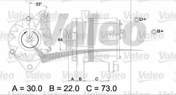 Valeo 436235 - Генератор autospares.lv