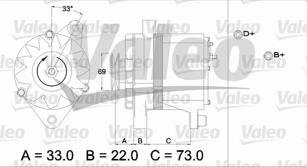 Valeo 436236 - Генератор autospares.lv