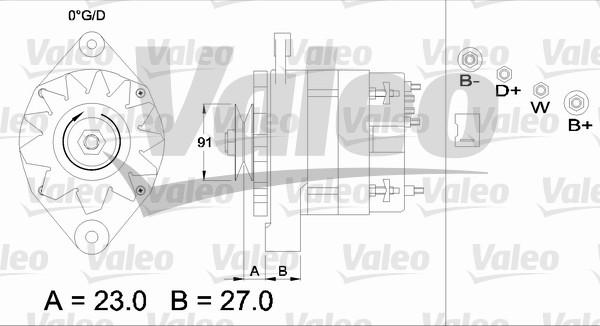 Valeo 436274 - Генератор autospares.lv