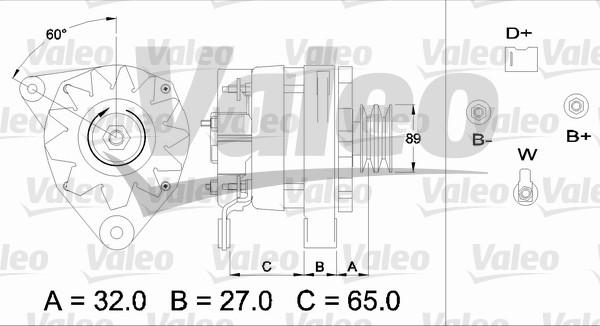 Valeo 436715 - Генератор autospares.lv