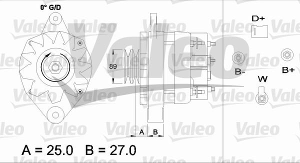 Valeo 436716 - Генератор autospares.lv