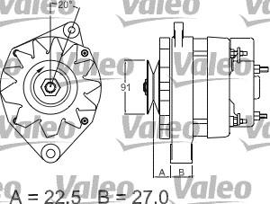 Valeo 436711 - Генератор autospares.lv