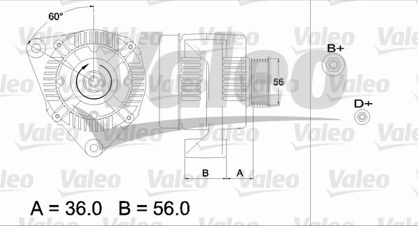 Valeo 436718 - Генератор autospares.lv