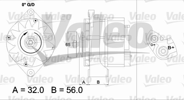 Valeo 436727 - Генератор autospares.lv