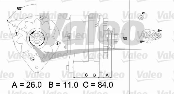 Valeo 436774 - Генератор autospares.lv