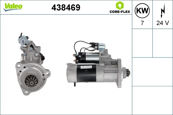 Valeo 438469 - Стартер autospares.lv