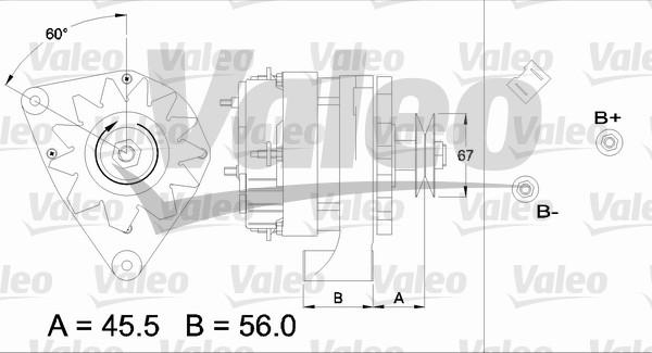 Valeo 433440 - Генератор autospares.lv