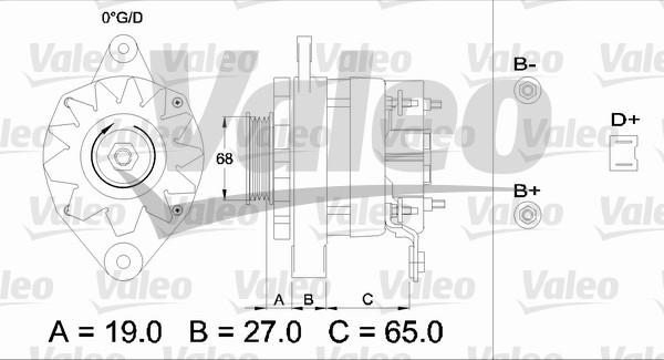 Valeo 433420 - Генератор autospares.lv