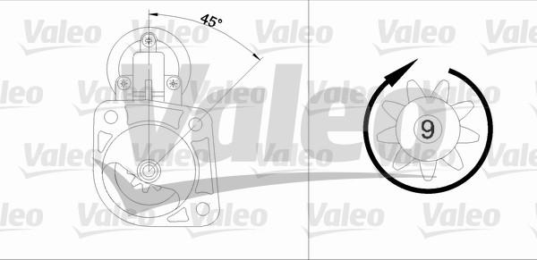 Valeo 433349 - Стартер autospares.lv