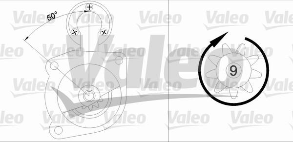 Valeo 433318 - Стартер autospares.lv