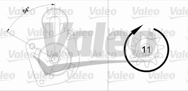 Valeo 433328 - Стартер autospares.lv