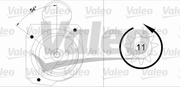 Valeo 433327 - Стартер autospares.lv