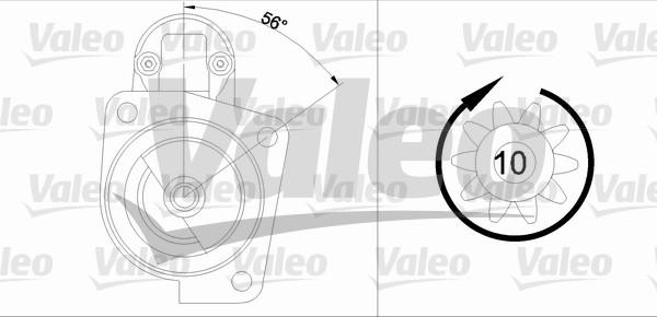 Valeo 433286 - Стартер autospares.lv