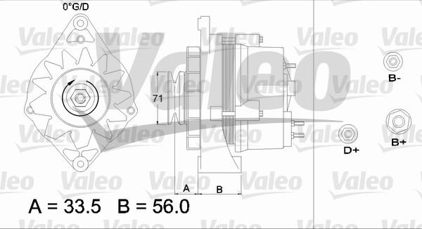 Valeo 437459 - Генератор autospares.lv