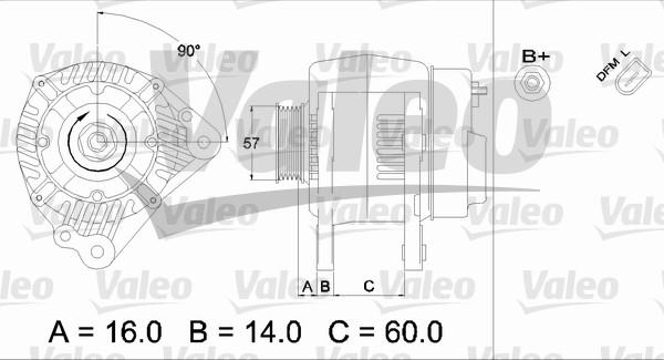 Valeo 437412 - Генератор autospares.lv