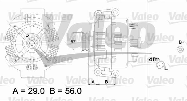 Valeo 437420 - Генератор autospares.lv