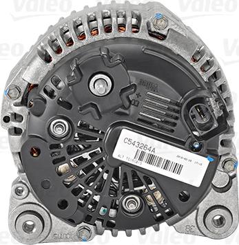 Valeo 437554 - Генератор autospares.lv