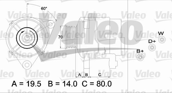 Valeo 437391 - Генератор autospares.lv