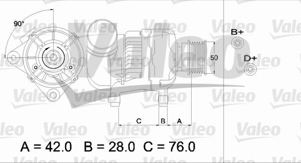 Valeo 437330 - Генератор autospares.lv