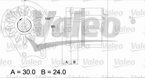 Valeo 437370 - Генератор autospares.lv