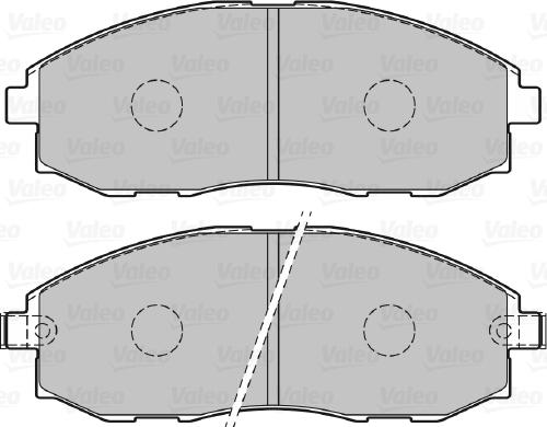 Valeo 598908 - Тормозные колодки, дисковые, комплект autospares.lv