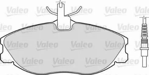 Valeo 598467 - Тормозные колодки, дисковые, комплект autospares.lv