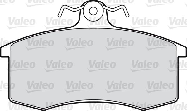 Valeo 598406 - Тормозные колодки, дисковые, комплект autospares.lv