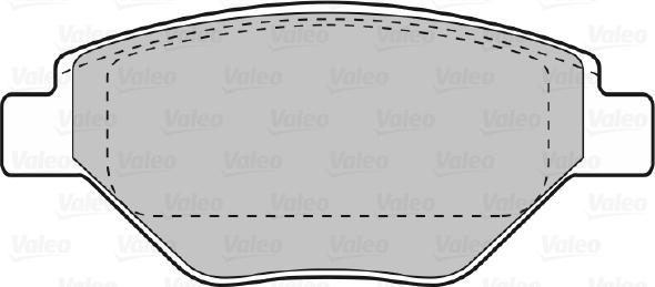 Valeo 598557 - Тормозные колодки, дисковые, комплект autospares.lv