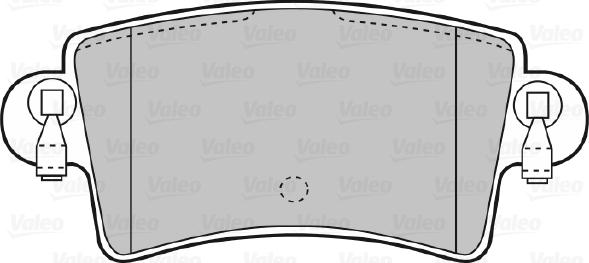 Valeo 598538 - Тормозные колодки, дисковые, комплект autospares.lv