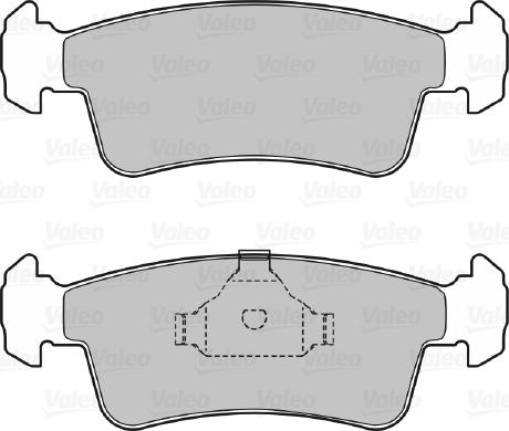 Valeo 598532 - Тормозные колодки, дисковые, комплект autospares.lv