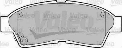 Valeo 598578 - Тормозные колодки, дисковые, комплект autospares.lv