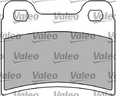 Valeo 598692 - Тормозные колодки, дисковые, комплект autospares.lv