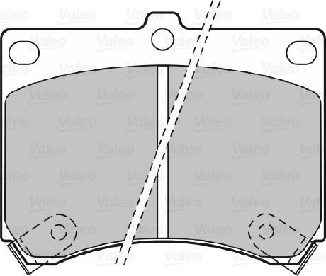 Valeo 598646 - Тормозные колодки, дисковые, комплект autospares.lv