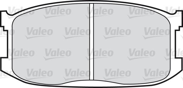 Valeo 598612 - Тормозные колодки, дисковые, комплект autospares.lv