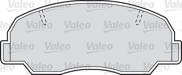 Valeo 598685 - Тормозные колодки, дисковые, комплект autospares.lv