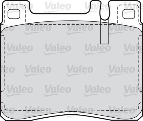 Valeo 598688 - Тормозные колодки, дисковые, комплект autospares.lv