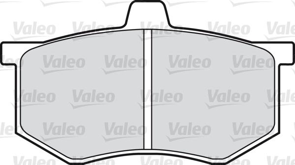 Valeo 598089 - Тормозные колодки, дисковые, комплект autospares.lv