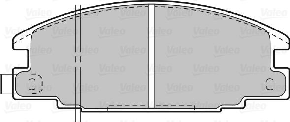 Valeo 598020 - Тормозные колодки, дисковые, комплект autospares.lv