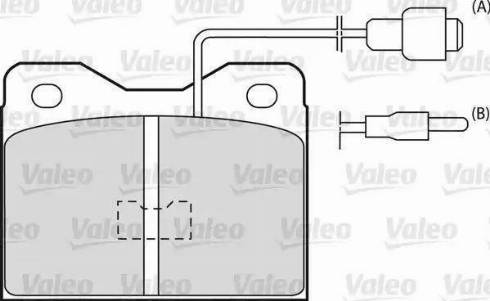 Valeo 598152 - Тормозные колодки, дисковые, комплект autospares.lv